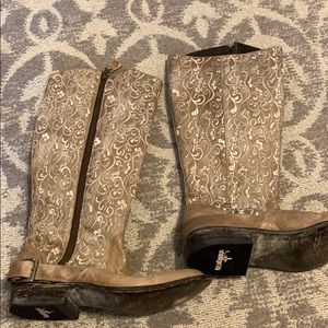 Old Gringo boots ivory